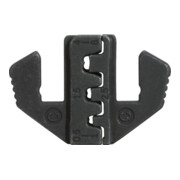 KS Tools Paire de plaquettes de sertissage pour connecteurs plats 4,8 et 6,3 mm, Ø 0,5 - 6,0 mm
