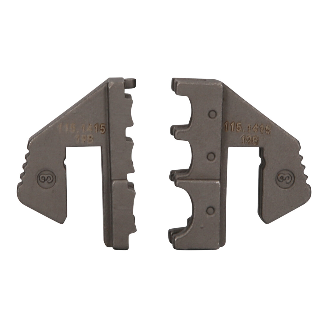 KS Tools Paire d'inserts à sertir pour cosses isolées, Ø 0,5 - 6 mm