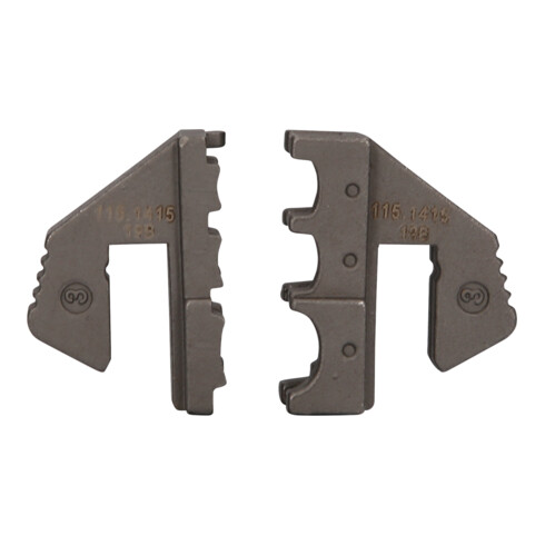 KS Tools Paire d'inserts à sertir pour cosses isolées, Ø 0,5 - 6 mm