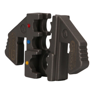 KS Tools Paire d'inserts à sertir pour cosses isolées, Ø 0,5 - 6 mm