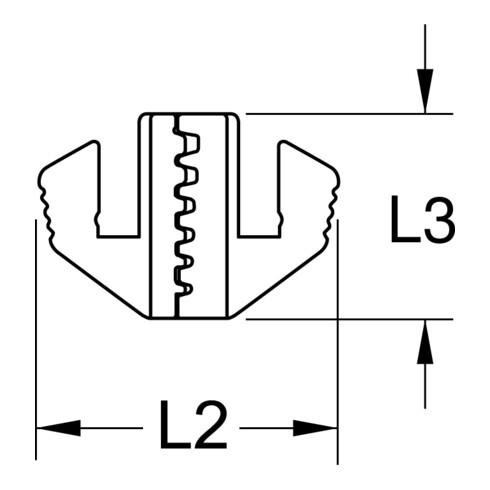 KS Tools Paire d'inserts de sertissage pour embouts de fil, Ø 0,5 - 4 mm