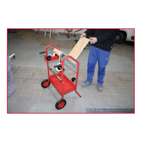 KS Tools Papierwagen mit 2 Ebenen