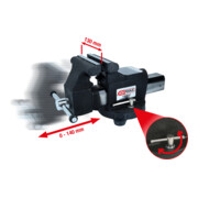 KS Tools Parallel-Schraubstock