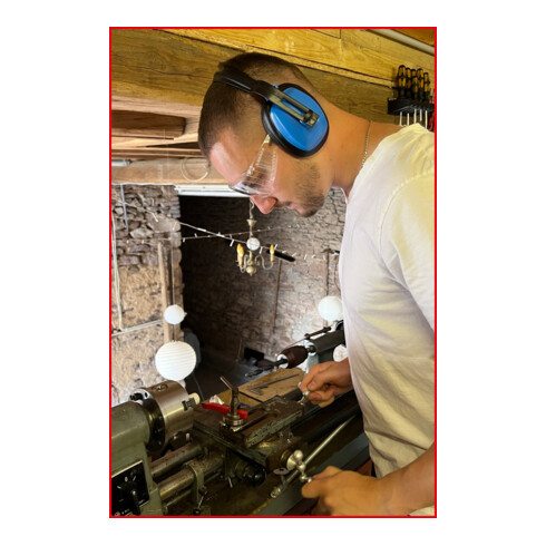 KS Tools Paraorecchie con archetto, blu