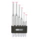 KS Tools pen punch set, glans verchroomd, 6-delig