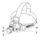 KS Tools perfectLight hoofdlamp met focus 140 lumen-4