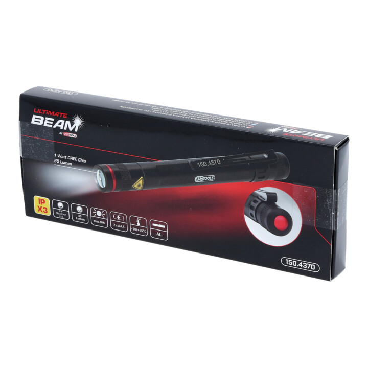 KS Tools perfectLight zaklamp, 85 lumen