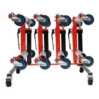 KS Tools performance Aufbewahrungsgestell mit vier hydraulischen Rangierhilfen, 5-tlg