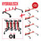 KS Tools performance Aufbewahrungsgestell mit vier hydraulischen Rangierhilfen, 5-tlg