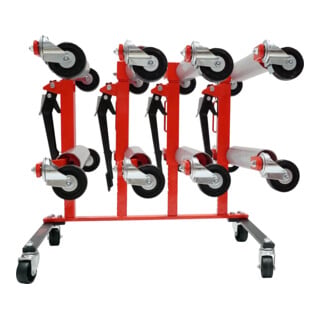 KS Tools performance Aufbewahrungsgestell mit vier mechanischen Rangierhilfen, 5-tlg