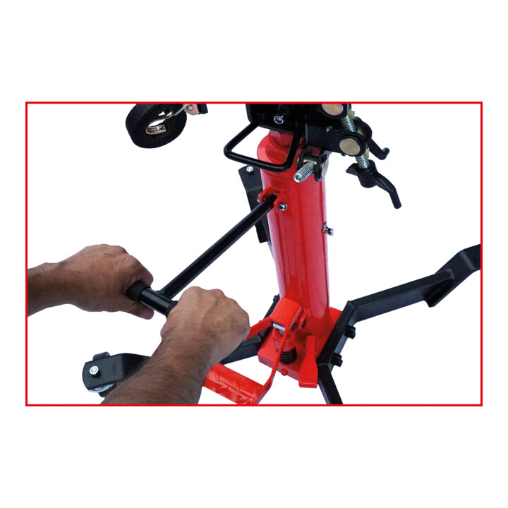 KS Tools performance Hydraulik-Getriebeheber mit Tisch, 500 kg