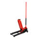 KS Tools performance Hydraulischer Stahl-Wagenheber, 2000 kg, flach, Hubhöhe: 75-610 mm