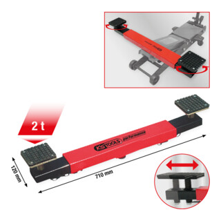 KS Tools performance Querträger für Wagenheber, 2000 kg