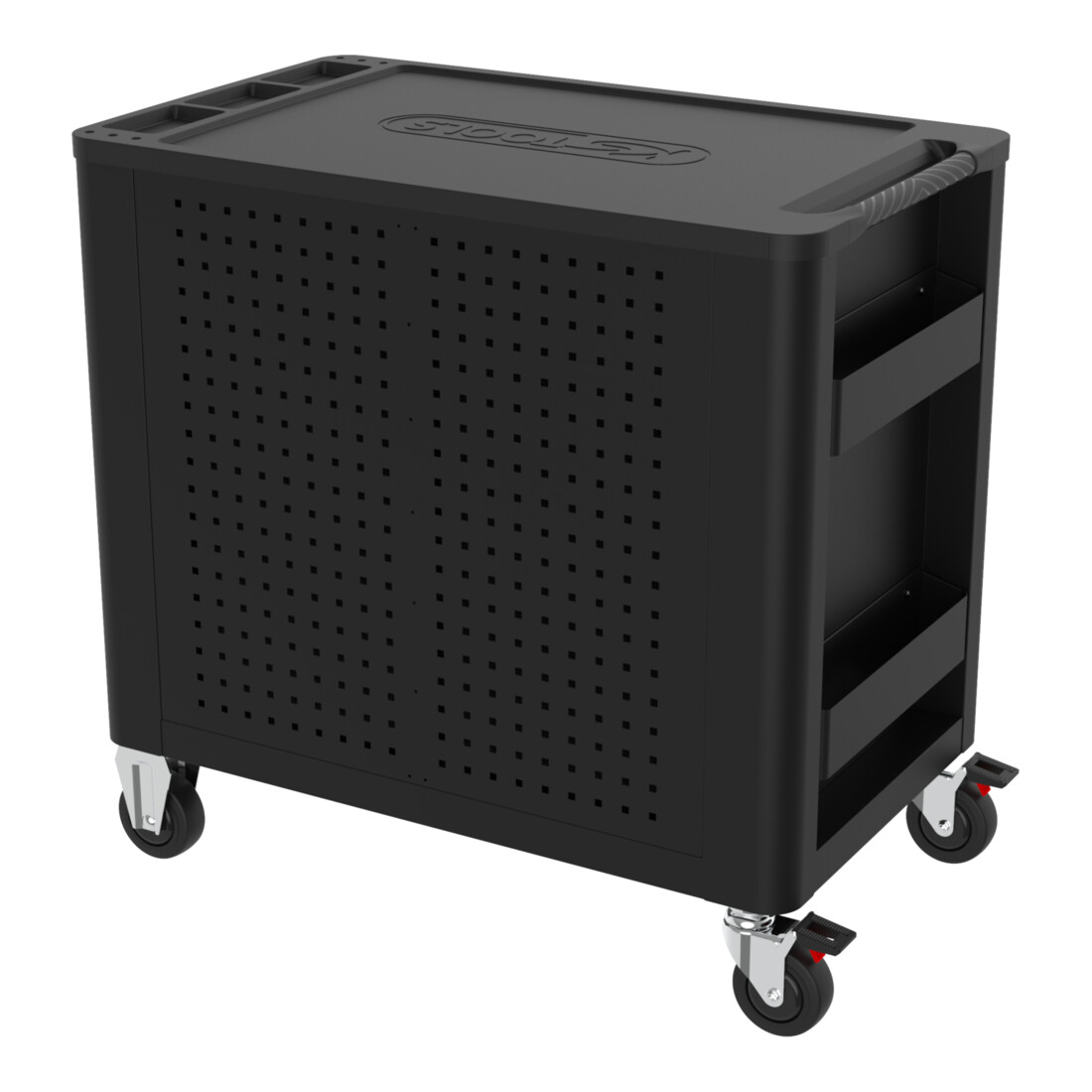 KS Tools PERFORMANCEplus P20 BLACK/ROT werkplaatswagen met 8 laden