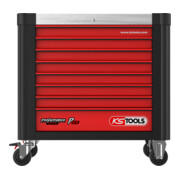 KS Tools PERFORMANCEplus P25 SCHWARZ/ROT Werkstattwagen mit 8 Schubladen-4