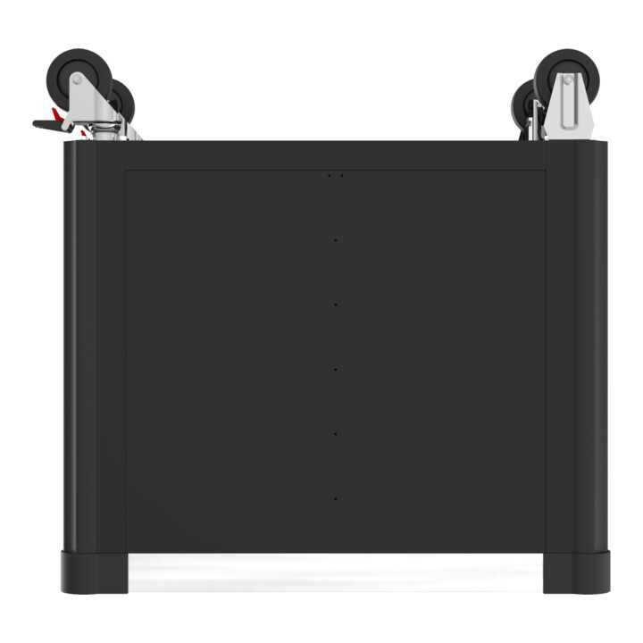KS Tools PERFORMANCEplus P25 SCHWARZ/ROT Werkstattwagen mit 8 Schubladen