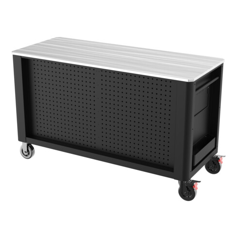KS Tools PERFORMANCEplus P40 BLACK/ROT werkplaatswagen met 4 laden