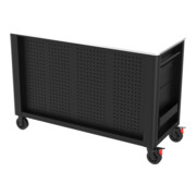 KS Tools PERFORMANCEplus P45 SCHWARZ/ROT Werkstattwagen mit 14 Schubladen-2