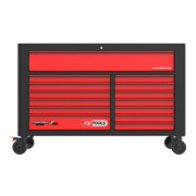 KS Tools PERFORMANCEplus P45 SCHWARZ/ROT Werkstattwagen mit 14 Schubladen-4