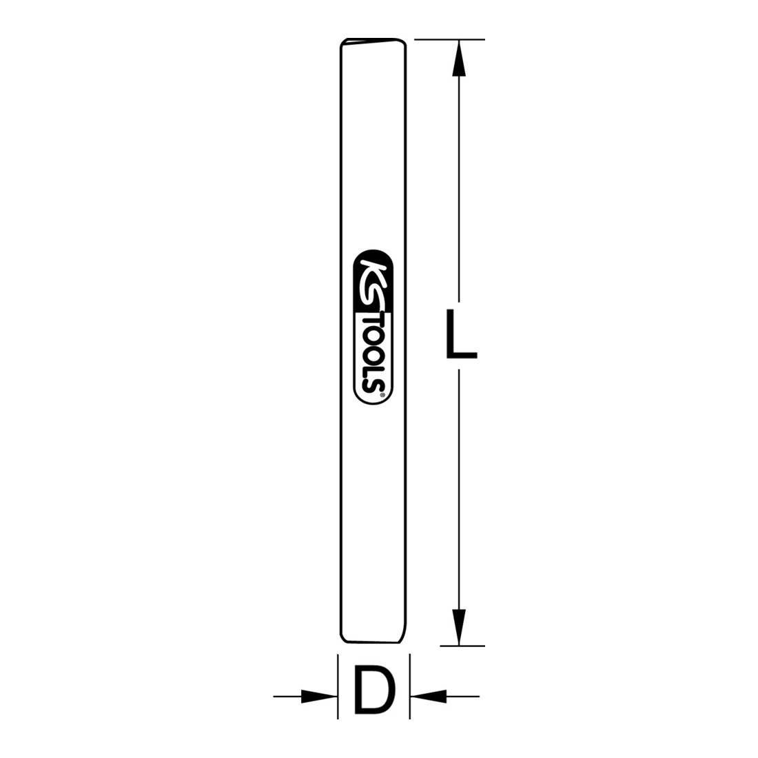 KS Tools Perno di sicurezza 1" per avvitatori ad impulsi per bussola 22-70mm