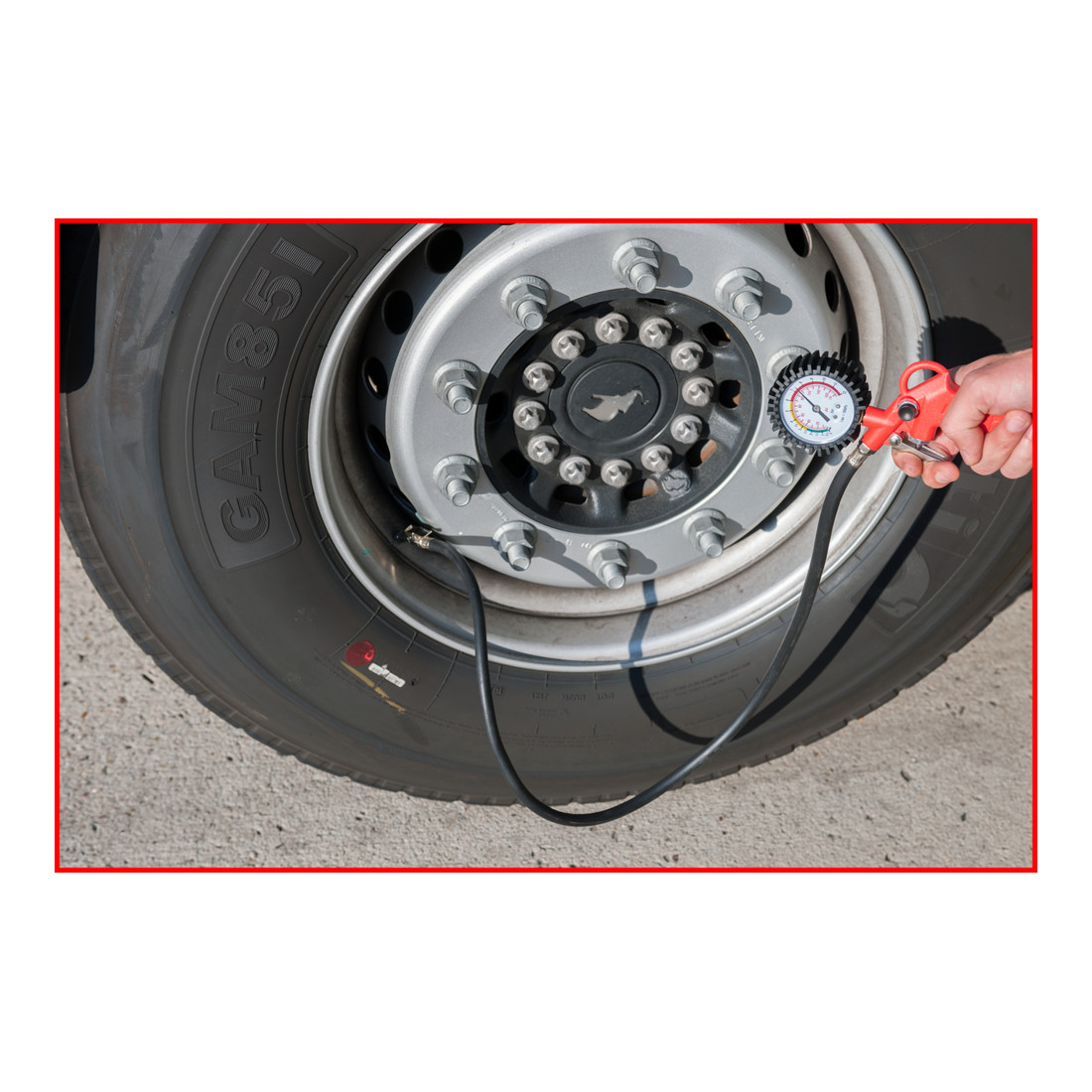 KS Tools perslucht bandenmeter, 0-12bar
