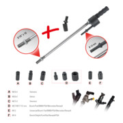 KS Tools perslucht beitelafzuigset, 10 stuks