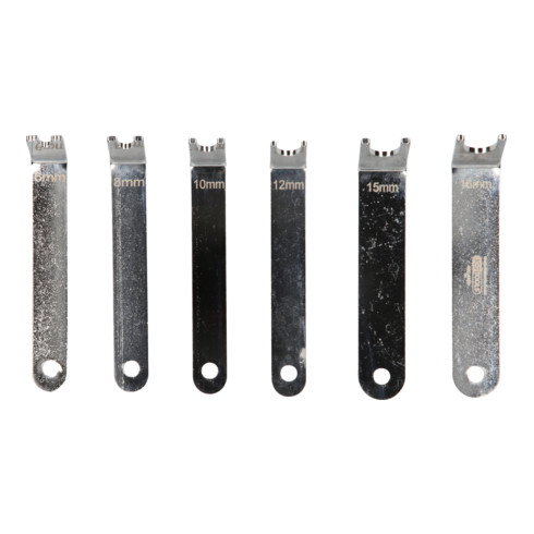 KS Tools perslucht snelkoppeling gereedschap set, 6 stuks.