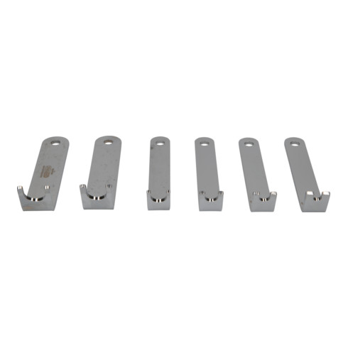 KS Tools perslucht snelkoppeling gereedschap set, 6 stuks.