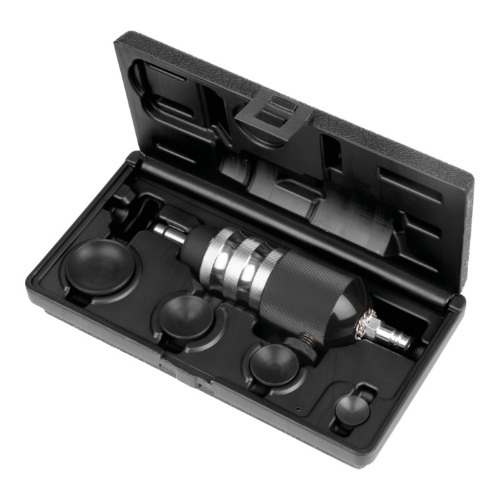 KS Tools perslucht ventielslijpmachine met 4 zuigplaten , 5-delig