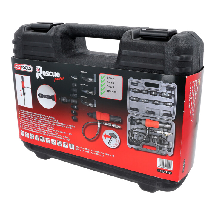 KS Tools Perslucht-verstuivertrekkerset, 9-dlg