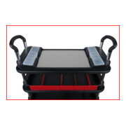 KS Tools Piano di lavoro in MDF TOOLBOX, rivestito in acciaio inox-3