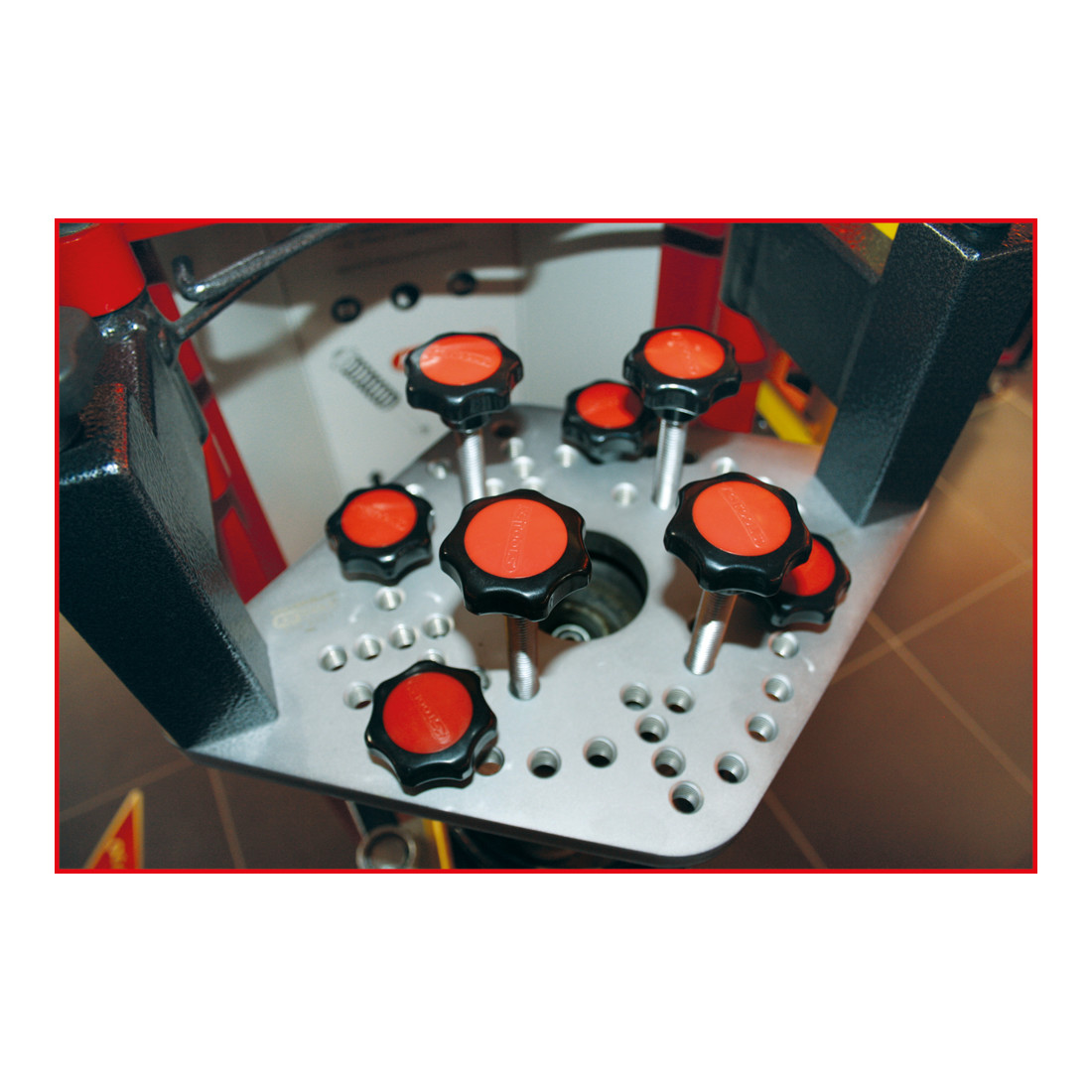 KS Tools Piastra di adattamento per compressore pneumatico molle stand-up
