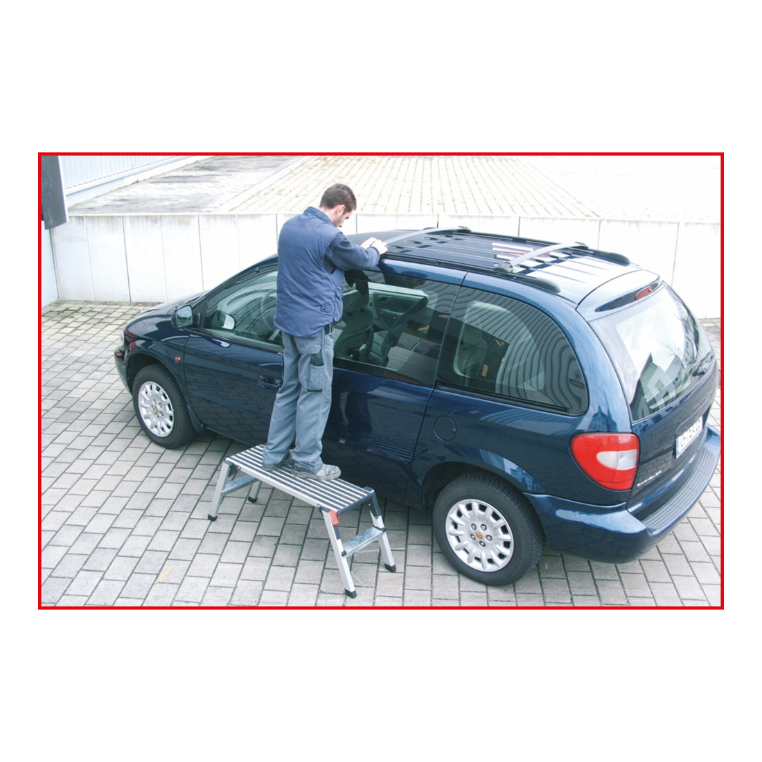 KS Tools Piattaforma di sicurezza in alluminio, L1000xl405xH480mm