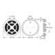 KS Tools Piatto in gomma 07 per piattaforme elevatrici Launch / Twin Busch / RP Tools, Ø 120mm-5