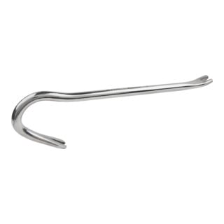 KS Tools Pied-de-biche en acier inoxydable, courbé