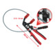 KS Tools Pince avec câble Bowden pour colliers auto-serrants,730mm-1
