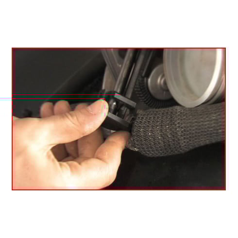 KS Tools Pince avec câble Bowden pour colliers auto-serrants,730mm