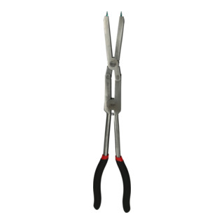 KS Tools Pinza a doppio snodo per anelli di sicurezza interni, 345mm