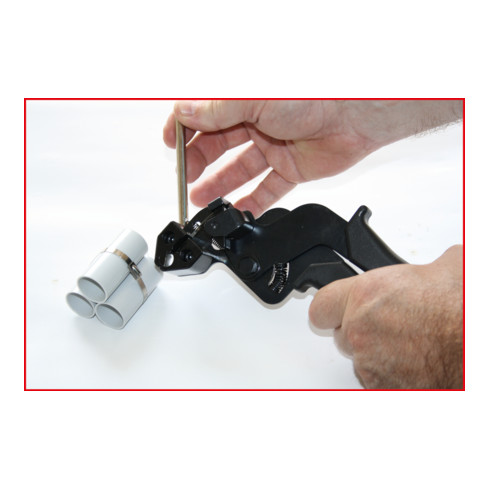 KS Tools Pinza di serraggio per fascette serracavi in acciao inox, con chiusura sferica