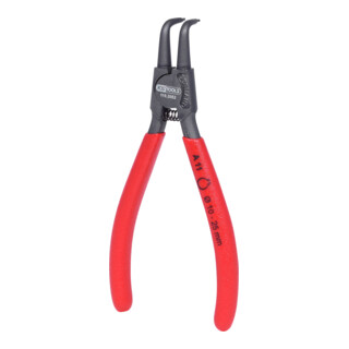 KS Tools Pinza per anelli di sicurezza esterni, a punte piegate