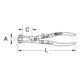 KS Tools Pinza per fascette stringitubo, angolate, 220mm-2