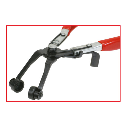 KS Tools Pinza per fascette stringitubo, angolate, 220mm