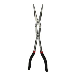KS Tools Pinze a becchi piatti a doppio snodo, XL