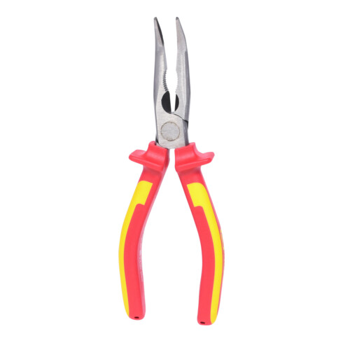 KS Tools Pinze a becchi tondi piatti ERGOTORQUE VDE, curvi