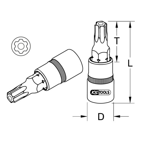 KS Tools Pinze a clip angolate