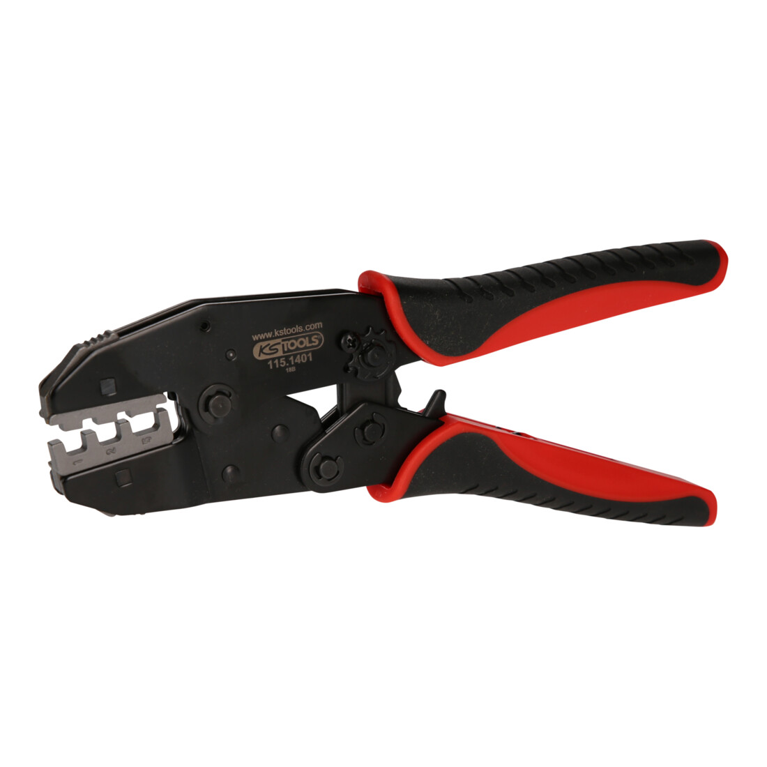 KS Tools Pinze a crimpare per capicorda isolati e connettori terminali, con guaina termorestringente