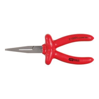 KS Tools Pinze CLASSIC 1000V a becchi piatti, ganasce corte, 160mm