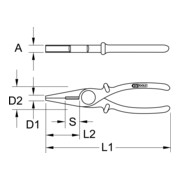 KS Tools Pinze combinate isolate in plastica-3