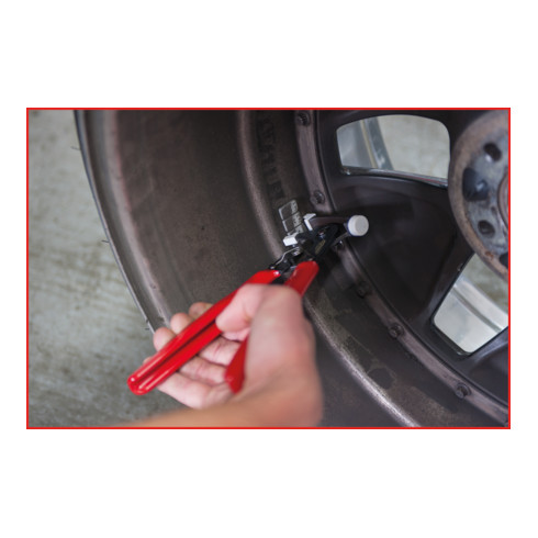 KS Tools Pinze di sgancio per pesi di bilanciamento incollati, 225mm