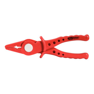 KS Tools Pinze isolate a becchi piatti in plastica